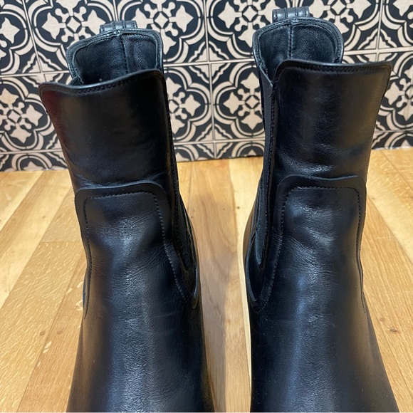 Veronica Beard Wells Leather Calf Chelsea Block Heel Boot size 10.5 to size 11 - Picture 11 of 14